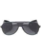 Saint Laurent Eyewear Blind Aviator Sunglasses - Black