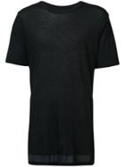 Unravel Project Stripe Detail T-shirt - Black