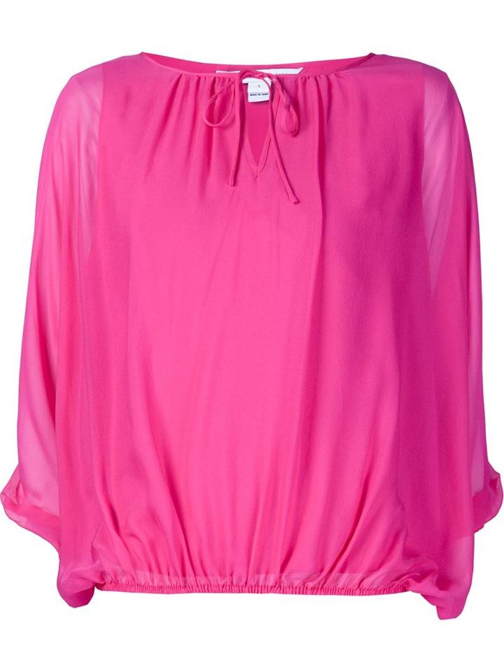 Diane Von Furstenberg Peasant Blouse