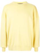 Caban Dropped Shoulder Sweater - Yellow