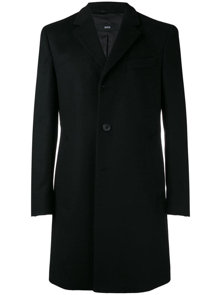 Boss Hugo Boss Formal Single-breasted Coat - Black