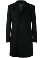Boss Hugo Boss Formal Single-breasted Coat - Black