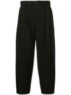 Kazuyuki Kumagai Belted Trousers - Black