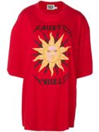 Fausto Puglisi Sun Print T-shirt - Red