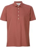 Brunello Cucinelli Chest Pocket Polo Shirt, Men's, Size: M, Red, Cotton