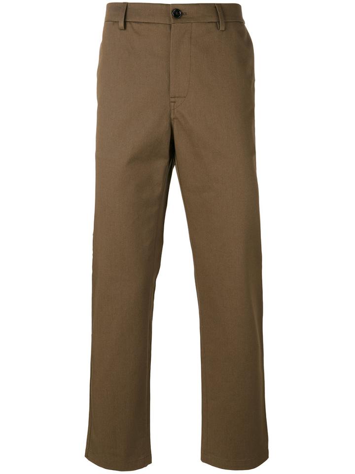 Golden Goose Deluxe Brand - Straight Trousers - Men - Cotton - Xs, Brown, Cotton