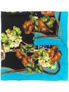 Dolce & Gabbana Grapevine Print Scarf - Black