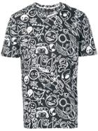 Frankie Morello Scribbles T-shirt - Black