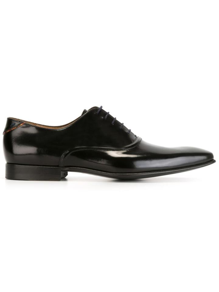 Paul Smith Starling High-shine Oxford Shoes, Men's, Size: 6, Black, Calf Leather/leather