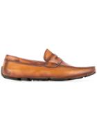 Magnanni Classic Slip-on Loafers - Brown