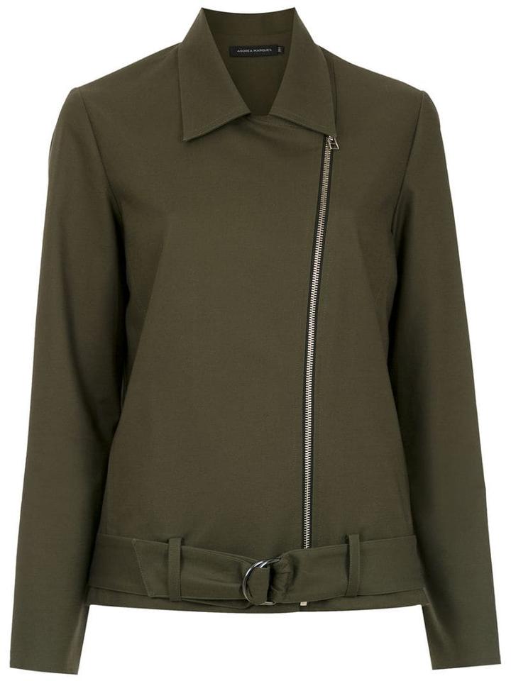 Andrea Marques Biker Jacket - Green
