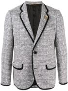 Education From Young Machines Bouclé Tweed Blazer - Grey