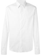Givenchy Pointed Collar Shirt, Men's, Size: 44, White, Cotton/polyamide/spandex/elastane