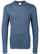 Paul Smith Fitted Knitted Sweater - Blue