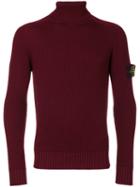 Stone Island - Fitted Roll Neck Sweater - Men - Wool - Xl, Brown, Wool