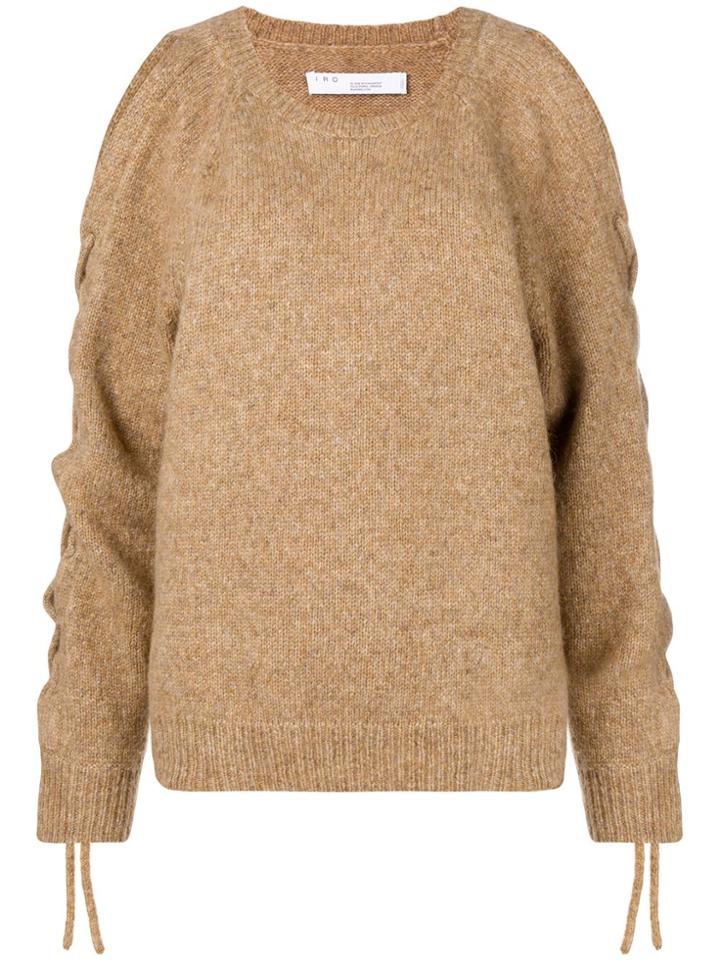 Iro Cold Shoulder Jumper - Nude & Neutrals