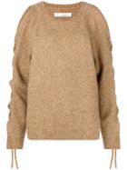Iro Cold Shoulder Jumper - Nude & Neutrals