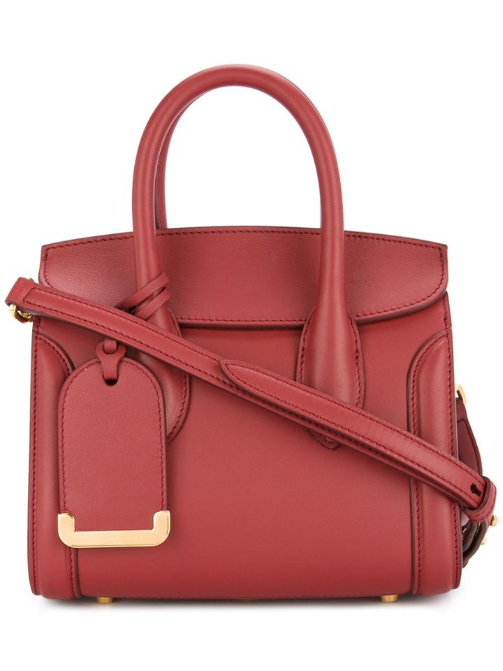Alexander Mcqueen Heroin 21 Tote Bag - Red