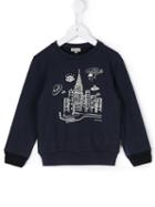 Paul Smith Junior City Print Sweatshirt, Boy's, Size: 10 Yrs, Blue