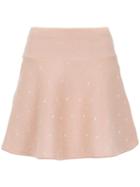 Andrea Bogosian Flared Knitted Skirt - Pink