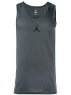 Nike Jordan Flight Basketball Jersey Top, Men's, Size: Large, Grey, Cotton/polyester