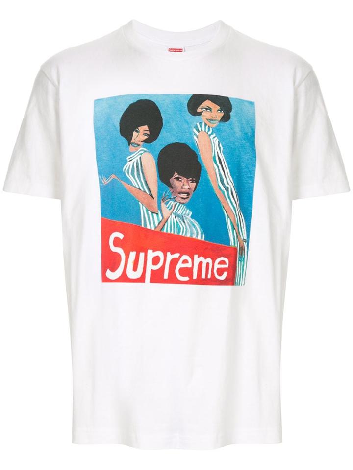 Supreme The Supremes Print T-shirt - White