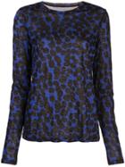Proenza Schouler Painted Dot Long Sleeve T-shirt - Black