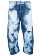 Dsquared2 Kawaii Heavily Bleached Jeans, Women's, Size: 40, Blue, Cotton/polyester