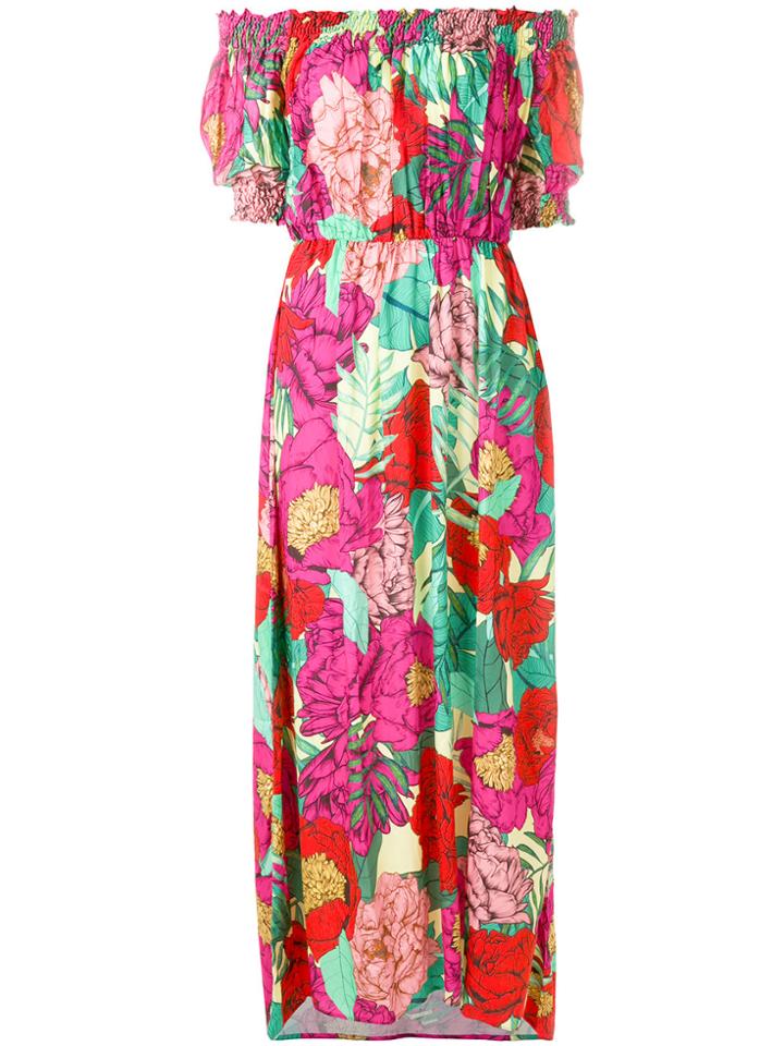 Cia Marítima Off-shoulder Floral Dress - Multicolour