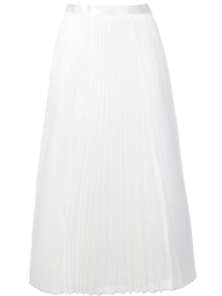 Junya Watanabe Pleated Skirt - White