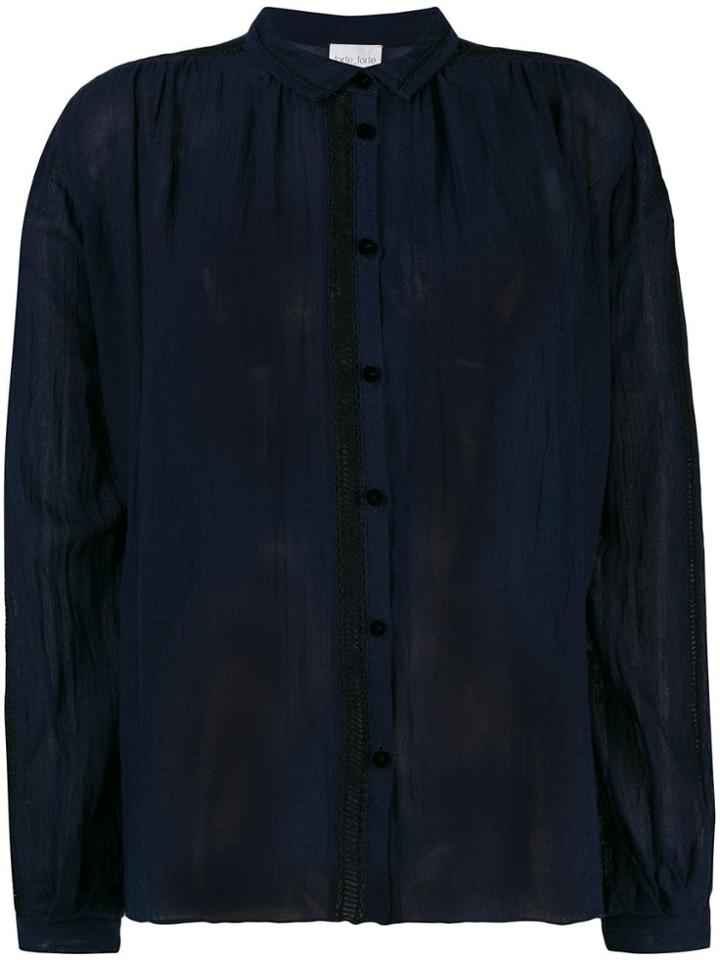 Forte Forte Notte Blouse - Blue