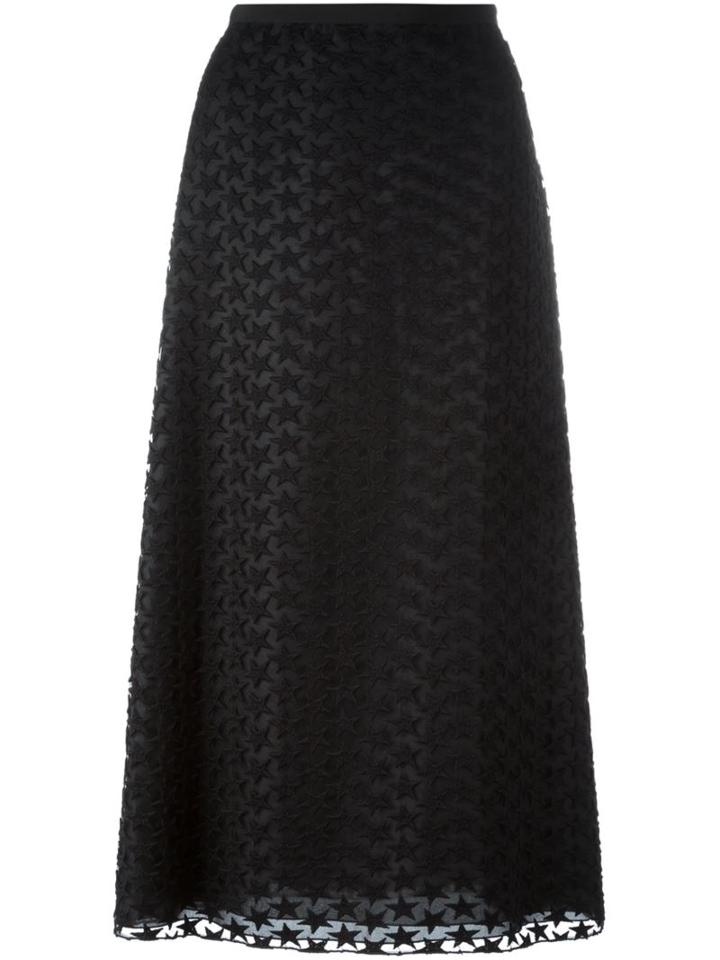 Giamba 'stars' Skirt, Women's, Size: 42, Black, Cotton/polyamide/polyester