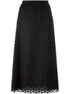 Giamba 'stars' Skirt, Women's, Size: 42, Black, Cotton/polyamide/polyester