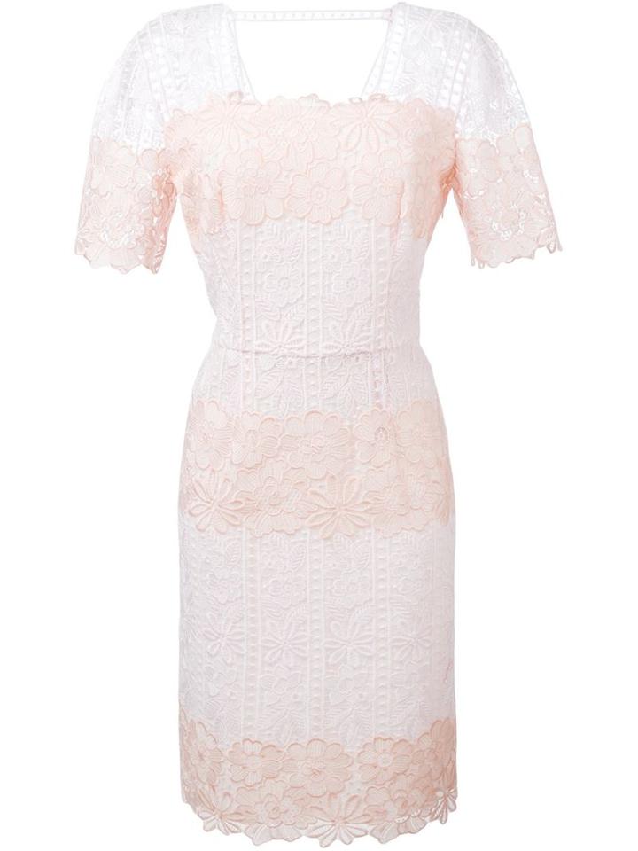 Blumarine Guipure Lace Dress, Women's, Size: 48, Pink/purple, Polyester/polyamide/spandex/elastane/silk