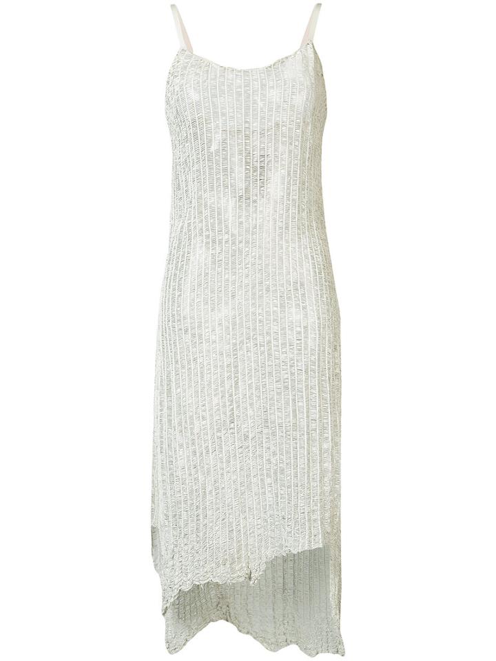 Simon Miller Textured Cami Dress, Women's, Size: 1, White, Leather