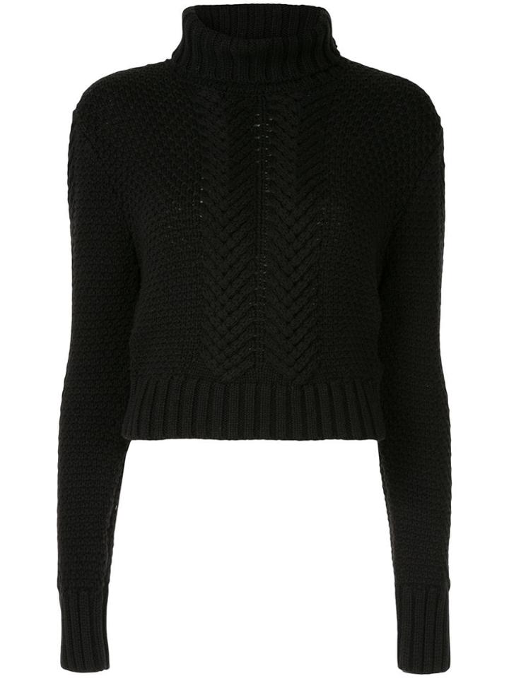 Aje Knitted Sweatshirt - Black
