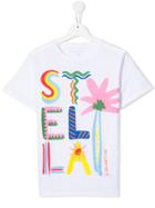 Stella Mccartney Kids Abstract Logo T-shirt - White