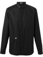 Dior Homme Bee Embroidery Shirt, Men's, Size: 41, Black, Cotton