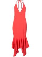 Aidan Mattox Fishtail Hem Dress - Pink