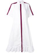 Kenzo Embellished Shirt Dress - White