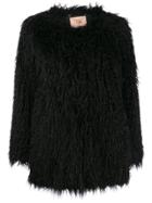 Twin-set Artificial Feather Jacket - Black