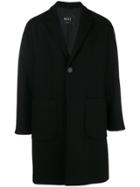 Hevo Single Button Coat - Black