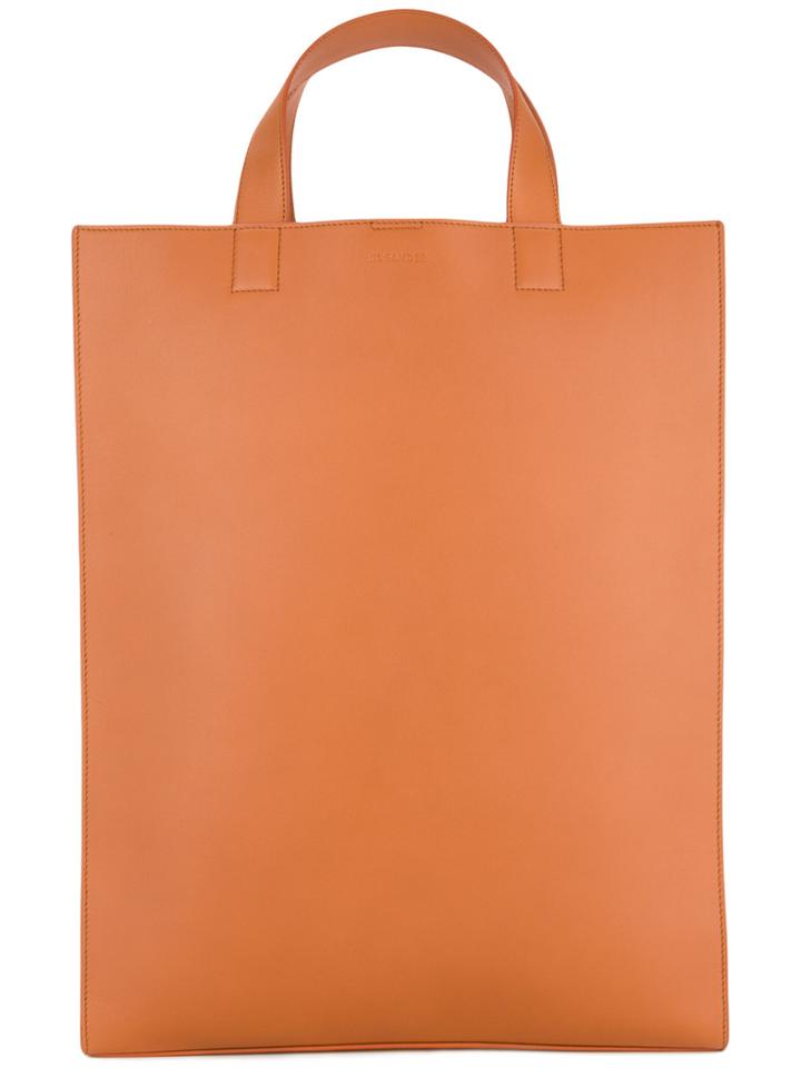 Jil Sander Minimal Tote - Brown
