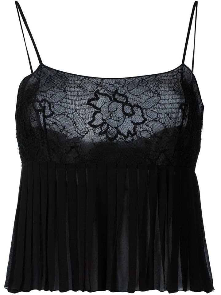 Chanel Vintage Pleated Cami Top