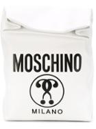 Moschino Double Question Mark Print Lunch Tote