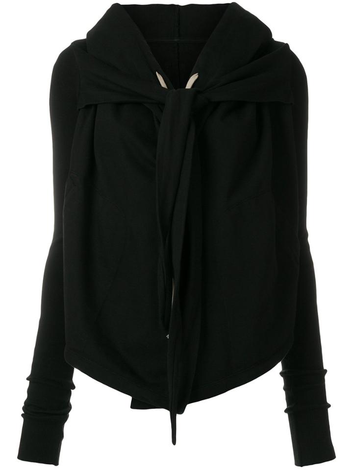 Rick Owens Drkshdw Front Knot Cardigan - Black