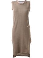 Guild Prime Side Slit Fitted Knitted Dress - Brown