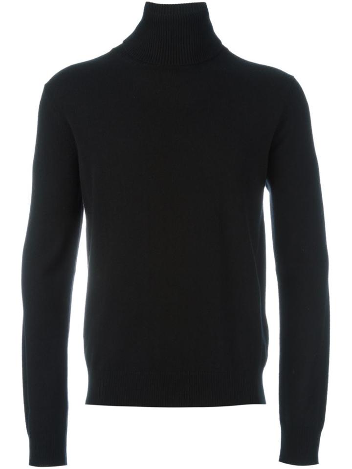 Paul Smith Cashmere Turtleneck Jumper, Men's, Size: Large, Black, Cashmere