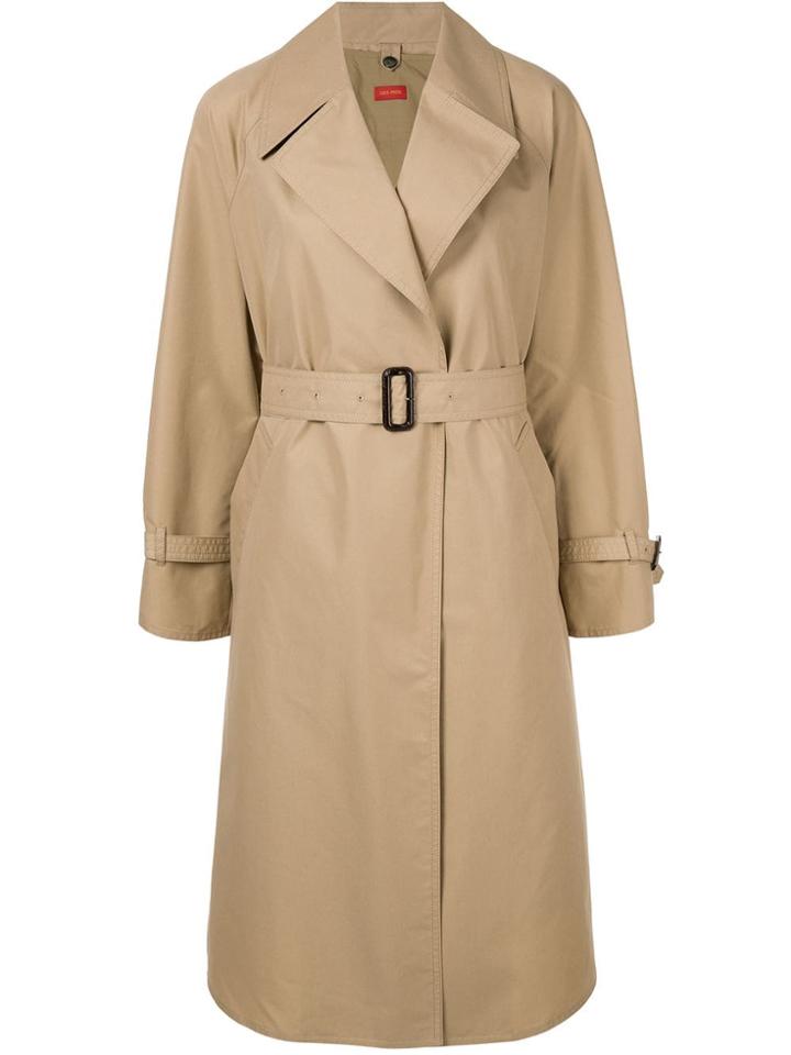 Des Prés Belted Trench Coat - Brown