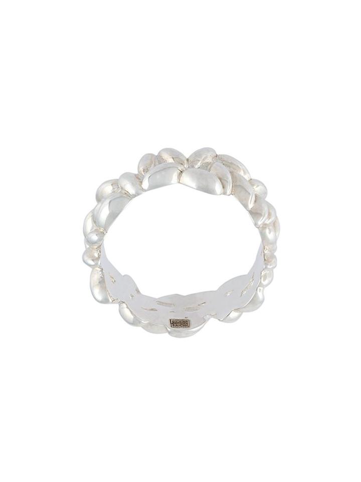 Bea Bongiasca Thin Rice Grain Cluster Ring, Women's, Metallic